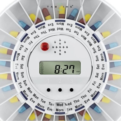 E-pill Station Pro - Locked Automatic Pill Dispenser, Alarm & Schedule - View #4